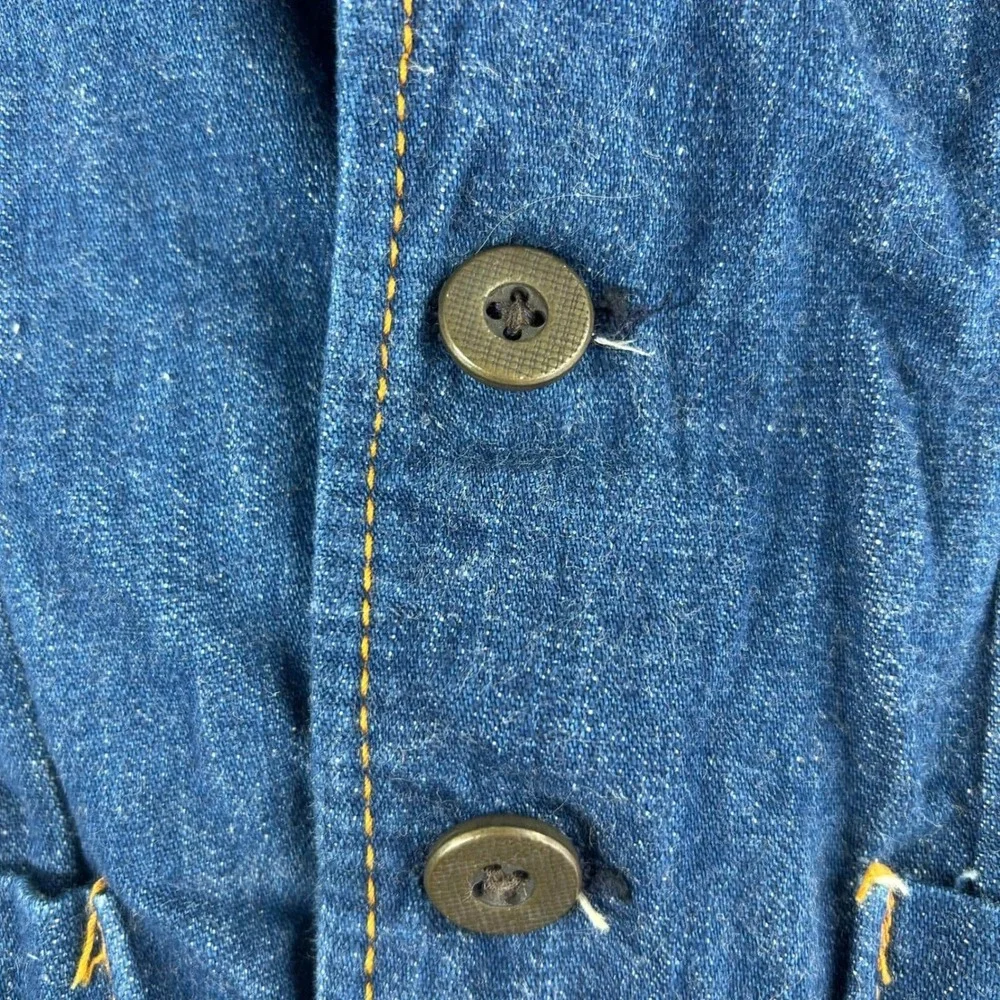 Kids Vintage 70s Denim Blazer Blue Western Americana Farah Made in‎ USA
